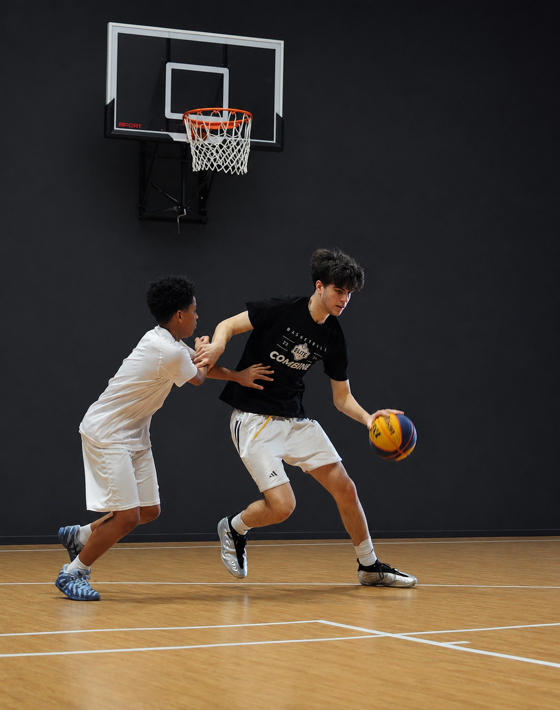 Entrenamiento uno contra uno en The Lab de ProBasketLab